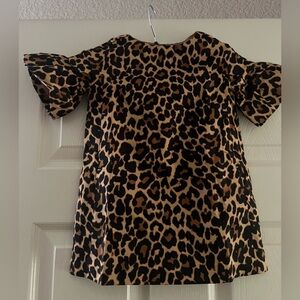 J. Crew CREWCUTS Girl’s Dress Leopard Size 2 NWT